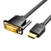 Kabel HDMI do DVI (24 + 1) Vention ABFBG 1,5m 4K 60Hz/ 1080P 60Hz (Czarny) - Video cables<<<Cables<<<IT