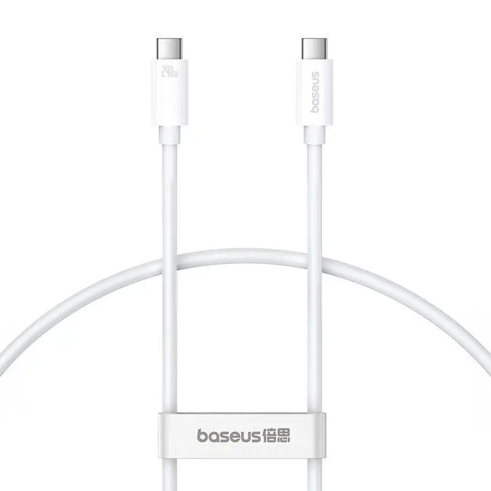 Kabel USB-C do USB-C Baseus Superior USB4 240W 1m (biały) - USB-C to USB-C<<<USB cables<<<GSM