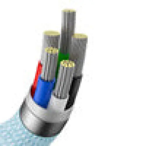 Kabel USB-C do iP Baseus Crystal Shine 20W 2m (niebieski) - USB-C to Lightning<<<USB cables<<<GSM