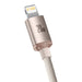 Kabel USB-C do iP Baseus Crystal Shine 20W 2m (różowy) - USB-C to Lightning<<<USB cables<<<GSM Accessories<<<InnproXML