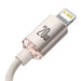 Kabel USB-C do iP Baseus Crystal Shine 20W 2m (różowy) - USB-C to Lightning<<<USB cables<<<GSM Accessories<<<InnproXML