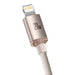 Kabel USB-C do iP Baseus Crystal Shine 20W 2m (różowy) - USB-C to Lightning<<<USB cables<<<GSM Accessories<<<InnproXML