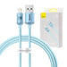 Kabel USB do iP Baseus Crystal Shine 2.4A 1.2m (niebieski) - USB-C to Lightning<<<USB cables<<<GSM