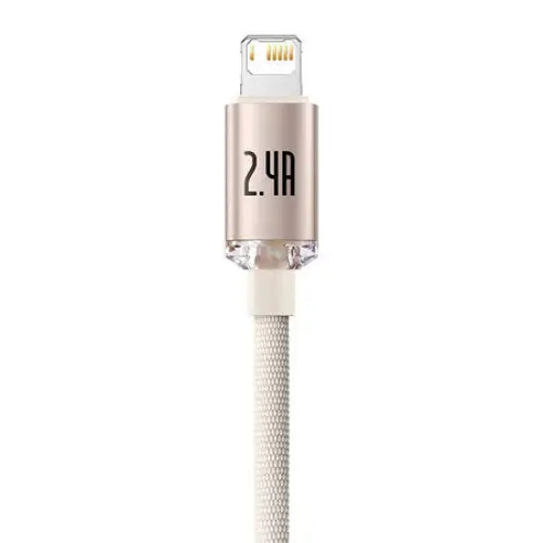 Kabel USB do iP Baseus Crystal Shine 2.4A 1.2m (różowy) - USB to Lightning<<<USB cables<<<GSM