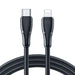 Kabel USB Surpass Typ C Lightning 3m Joyroom S-CL020A11 (czarny) - Lightning