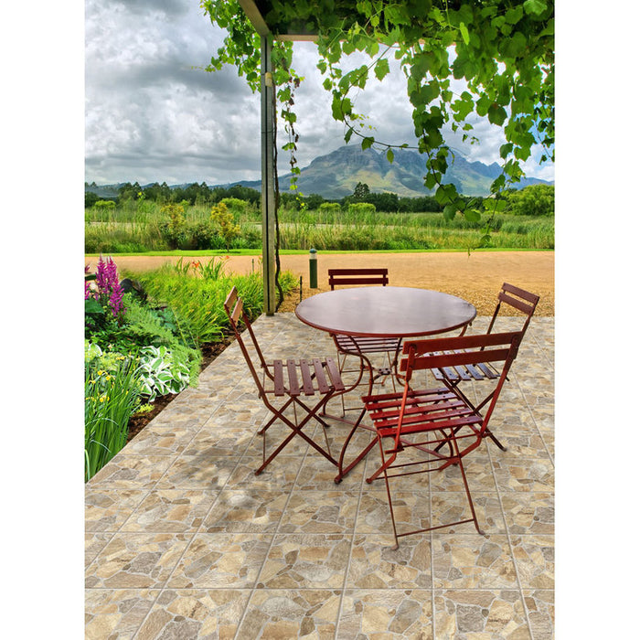 GRANITE GRES KAI ASH BROWN 33.3X33.3 CM