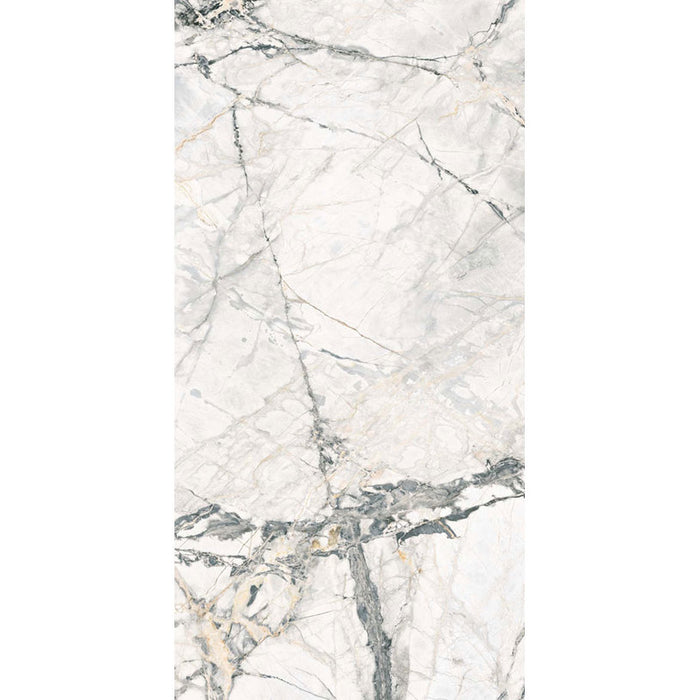GRANITE GRES KAI ARABESQUE WHITE GLOSS 60X120 CM