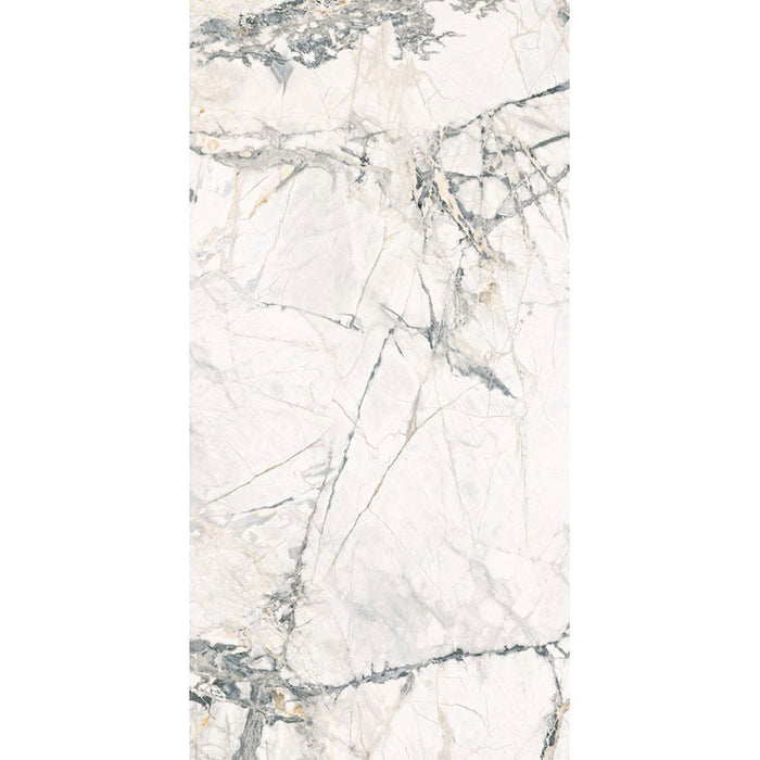 GRANITE GRES KAI ARABESQUE WHITE GLOSS 60X120 CM
