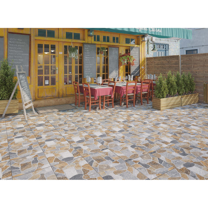 GRANITE GRES KAI CASTRO MIX BROWN 45X45 CM