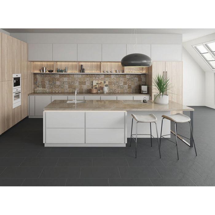 GRANITOGRES KAI MAGMA BLACK 30X60 CM