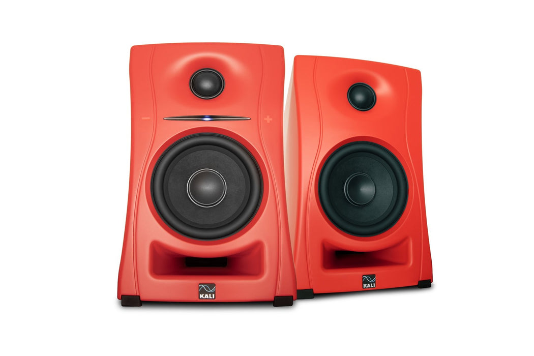Kali Audio LP-UNF-R - a pair of Bluetooth monitor speakers (red)
