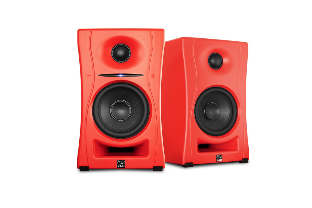 Kali Audio LP-UNF-R - a pair of Bluetooth monitor speakers (red)