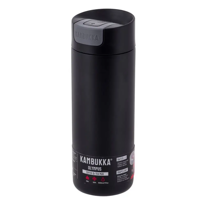 Kambukka Olympus Matte Black - thermal mug 500 ml - Flasks & thermal mugsAGD-TKT<<<Home Appliance