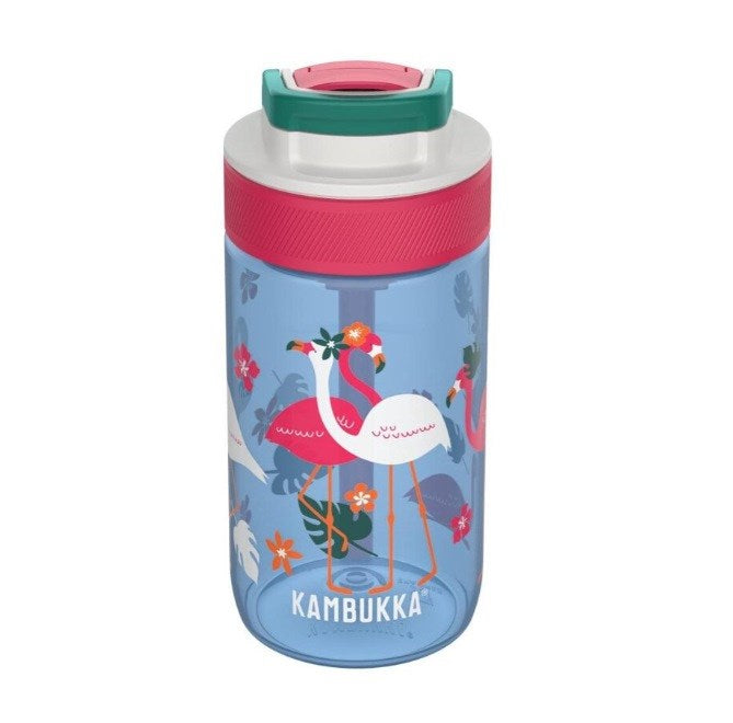 Kambukka Lagoon 400ml Blue Flamingo baby water bottle