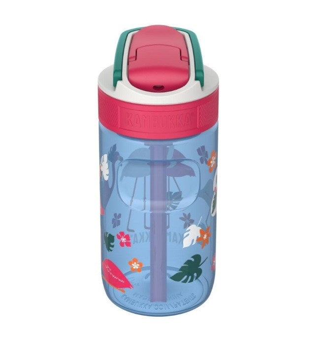 Kambukka Lagoon 400ml Blue Flamingo baby water bottle