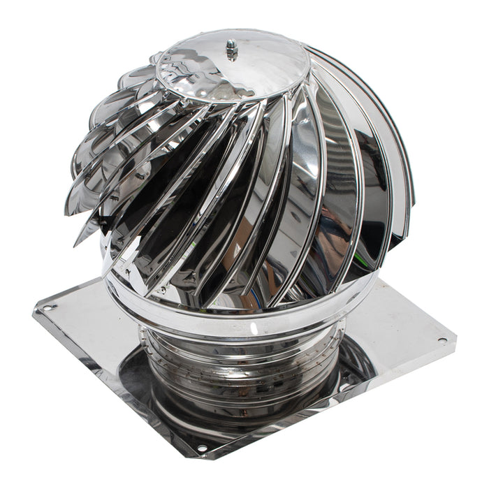 ROTATING CAP WITH STAINLESS STEEL PLATES 250/250MM KAMININOX