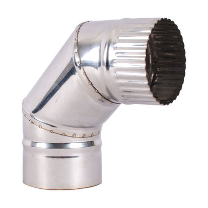 ELBOW 90⁰ STAINLESS STEEL Ф80MM KAMININOX