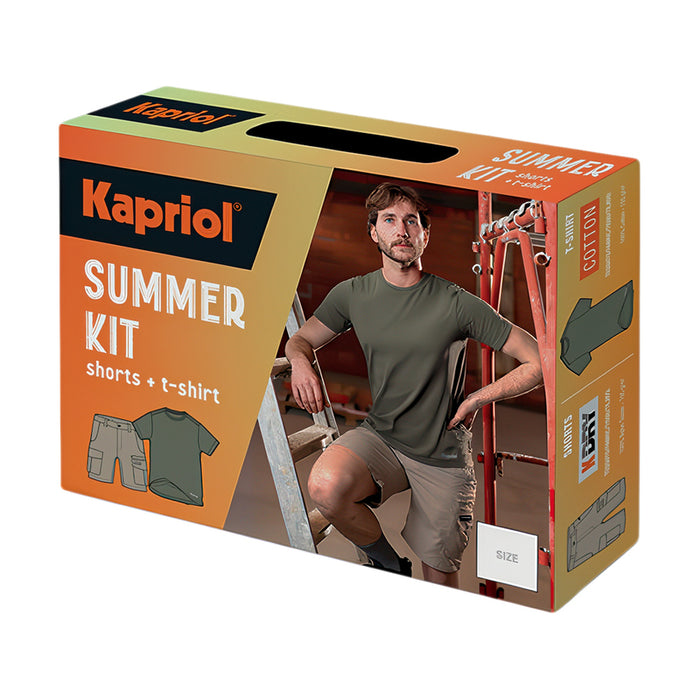 KAPRIOL SHORTS AND GREEN T-SHIRT SET SIZE XL