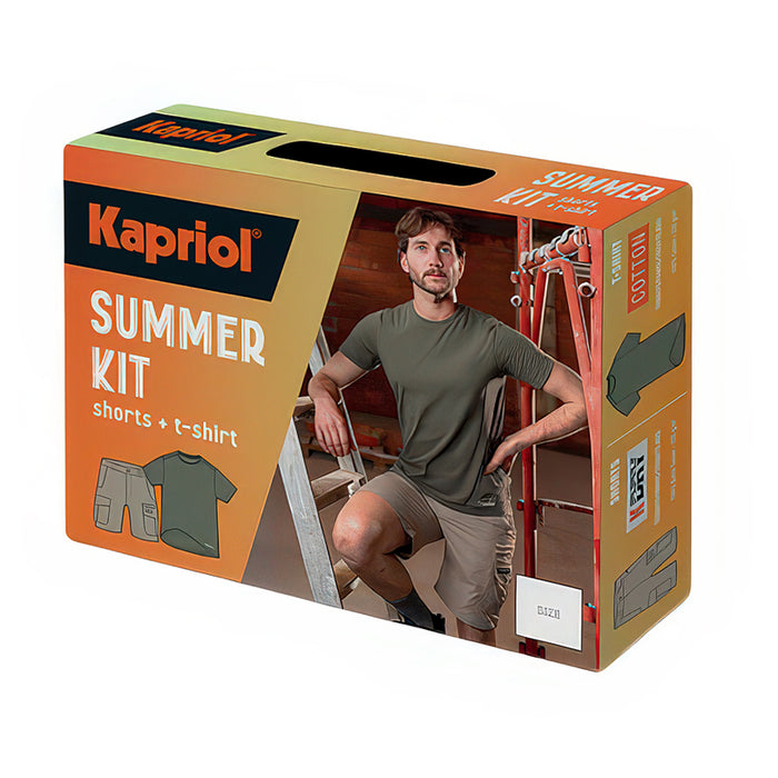 KAPRIOL SHORTS AND GREEN T-SHIRT SET SIZE XXL