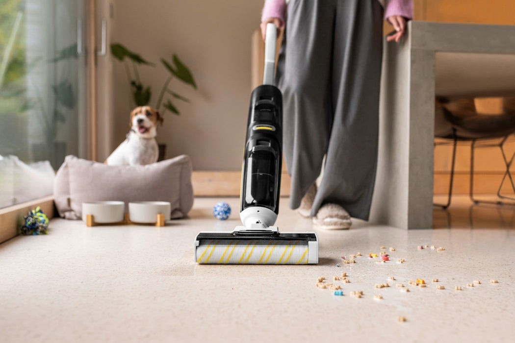 Electric mop Kärcher FCV 4 Natural N 3-in-1 Xtra!Clean 180 W (1.056-133.0) Black