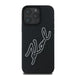 Karl Lagerfeld 3D Rubber Bicolor Signature Case for iPhone 16 Pro Max - Black - Cell phone cases and covers<<<HurtelXML