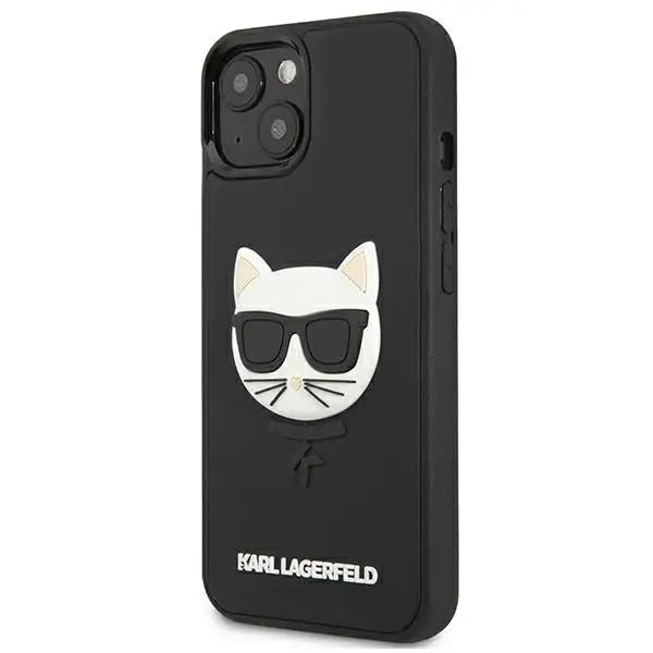 Karl Lagerfeld 3D Rubber Choupette Case for iPhone 13 mini - Black - Cell phone cases and covers<<<HurtelXML