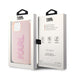 Karl Lagerfeld 3D Rubber Glitter Logo case for iPhone 15 - pink - Cell phone cases and covers<<<HurtelXML