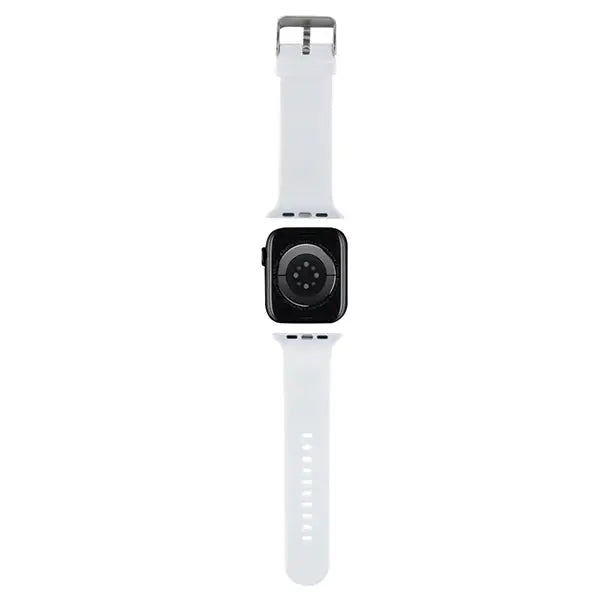 Karl Lagerfeld 3D Rubber Karl Head strap for Apple Watch 38/40/41mm - white - Other cell phone equipment<<<HurtelXML