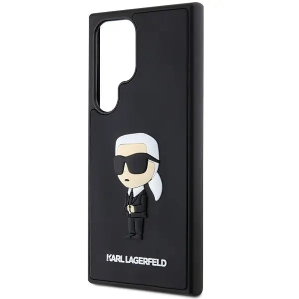 Karl Lagerfeld 3D Rubber Ikonik case for Samsung Galaxy S24 Ultra - black - Cell phone cases and covers<<<HurtelXML