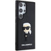 Karl Lagerfeld 3D Rubber Ikonik case for Samsung Galaxy S24 Ultra - black - Cell phone cases and covers<<<HurtelXML