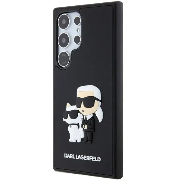 Karl Lagerfeld 3D Rubber Karl&Choupette case for Samsung Galaxy S24 Ultra - black - Cell phone cases