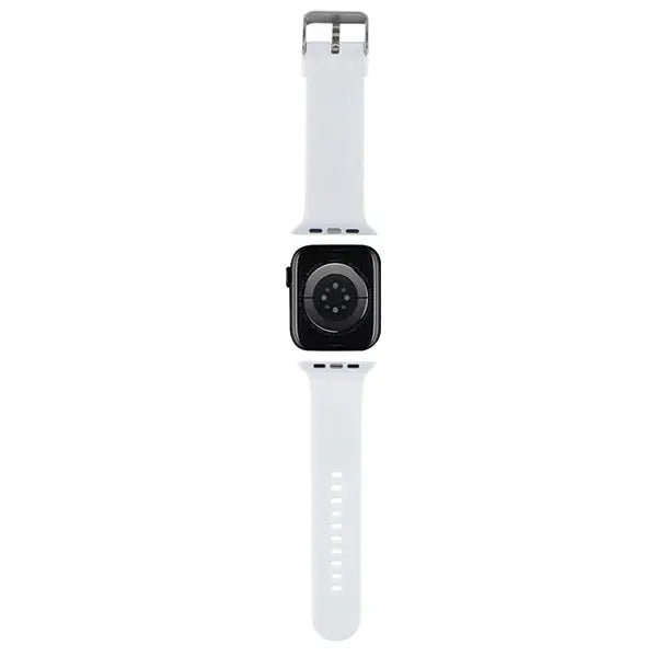 Karl Lagerfeld 3D Rubber Karl&Choupette Heads strap for Apple Watch 42/44/45/49mm - white - Other cell phone