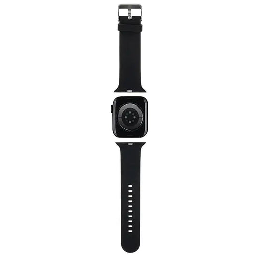 Karl Lagerfeld 3D Rubber Karl&Choupette Heads strap for Apple Watch 42/44/45/49mm - black - Other cell phone