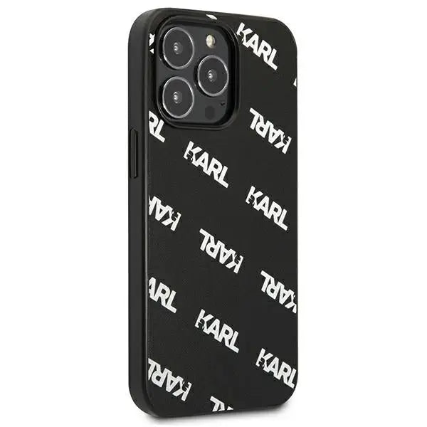 Karl Lagerfeld Allover Case for iPhone 13 Pro / iPhone 13 - Black - Cell phone cases and covers<<<HurtelXML