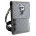 Karl Lagerfeld Bag KLWBSAKHPKG case - silver Saffiano Monogram Ikonik - Cell phone cases and covers<<<HurtelXML