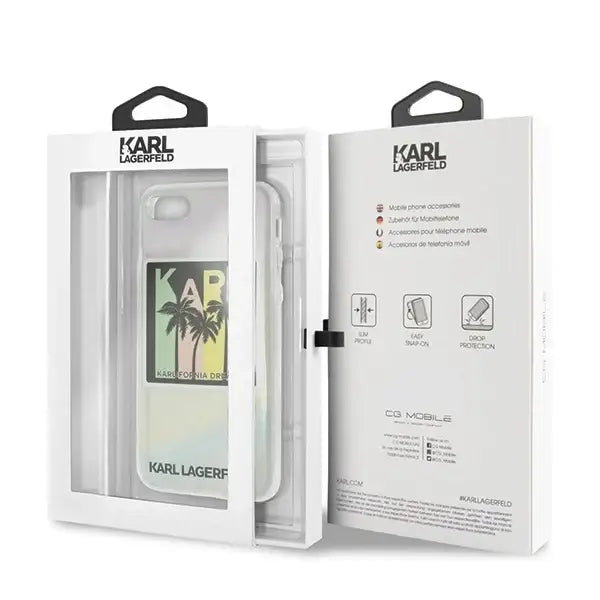 Karl Lagerfeld California Dreams case for iPhone 7 / 8 / SE 2020 / SE 2022 - multicolor - Cell phone cases