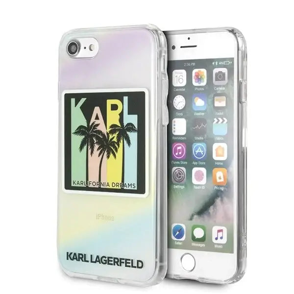 Karl Lagerfeld California Dreams case for iPhone 7 / 8 / SE 2020 / SE 2022 - multicolor - Cell phone cases
