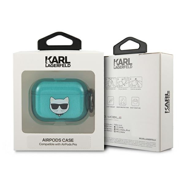 Karl Lagerfeld Choupette AirPods Pro Case - Blue - Cell phone cases and covers<<<HurtelXML