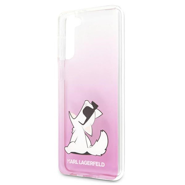 Karl Lagerfeld Choupette Fun Case for Samsung Galaxy S21+ - Pink - Cell phone cases and covers<<<HurtelXML