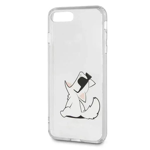Karl Lagerfeld Choupette Fun iPhone 7 / 8 Plus Case - Transparent - Cell phone cases and covers<<<HurtelXML