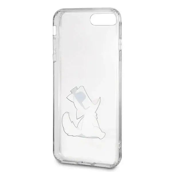 Karl Lagerfeld Choupette Fun iPhone 7 / 8 Plus Case - Transparent - Cell phone cases and covers<<<HurtelXML