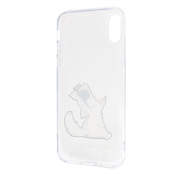 Karl Lagerfeld Choupette Fun iPhone X/Xs Case - Transparent - Cell phone cases and covers<<<HurtelXML