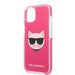 Karl Lagerfeld Choupette Head case for iPhone 13 mini - fuchsia - Cell phone cases and covers<<<HurtelXML