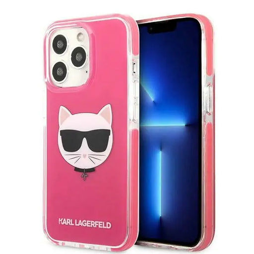 Karl Lagerfeld Choupette Head case for iPhone 13 Pro Max - fuchsia - Cell phone cases and covers<<<HurtelXML