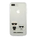 Karl Lagerfeld Karl & Choupette iPhone 7 / 8 Plus Case - Transparent - Cell phone cases and covers<<<HurtelXML