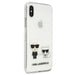 Karl Lagerfeld Karl & Choupette iPhone X / Xs Case - Transparent - Cell phone cases and covers<<<HurtelXML