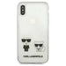 Karl Lagerfeld Karl & Choupette iPhone X / Xs Case - Transparent - Cell phone cases and covers<<<HurtelXML