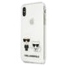 Karl Lagerfeld Karl & Choupette iPhone X / Xs Case - Transparent - Cell phone cases and covers<<<HurtelXML