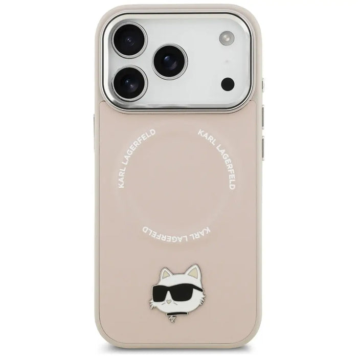Karl Lagerfeld Choupette Pin MagSafe Case for iPhone 17 Pro - Pink - Cell phone cases and covers<<<HurtelXML