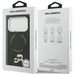 Karl Lagerfeld Karl & Choupette Pins MagSafe Case for iPhone 17 Pro Max - Black - Cell phone cases